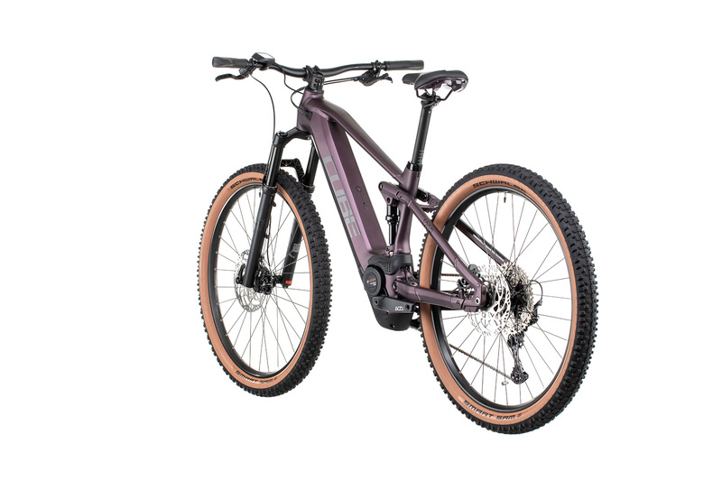 Cube horské elektrokolo STEREO HYBRID 120 RACE smokylilac black